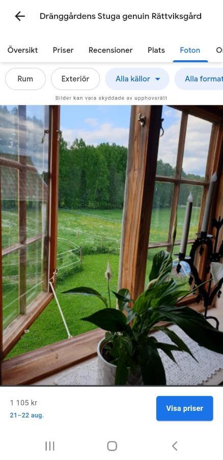Draenggardens Stuga Pa Genuin Raettviksgard Boda  Εξωτερικό φωτογραφία